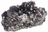 Purple Cubic Fluorite Cluster - Okorusu Mine, Namibia #209607-2